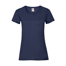 Fruit of the Loom Női póló Csapott ujjú Fruit of the Loom Valueweight T Lady-Fit - M (12), Sötétkék (navy)