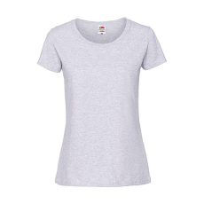 Fruit of the Loom Női póló Rövid ujjú Fruit of the Loom Lady-Fit Ringspun Premium T - 2XL, Hamuszürke