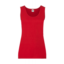 Fruit of the Loom Női ujjatlan póló Fruit of the Loom Ladies&#039; Valueweight Vest XS (8), Piros női póló