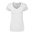 Fruit of the Loom Rövid ujjú V-nyakú Női pamut póló, Fruit of the Loom FN71, White-XS