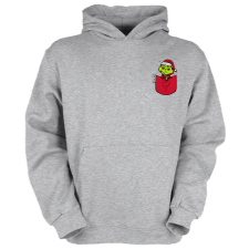 Fruit of the Loom Zseb Grincs - Gyerek Kapucnis Pulóver gyerek pulóver, kardigán