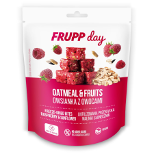Frupp Frupp day lioflizált zabkocka snack málna-napraforgómag 25 g reform élelmiszer