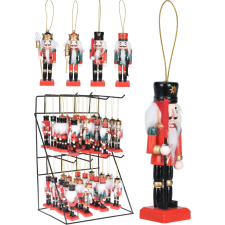  Függő diótörő dekor 10 cm karácsonyi dekoráció