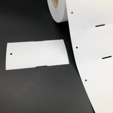  Függő etikett PVC 100x54mm - kültéri- nem öntapadós (500db/tek) etikett