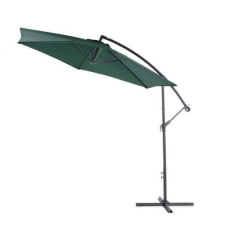  Függő napernyő, 2,7m, zöld kerti bútor