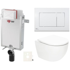  Függő WC-garnitúra falra szerelhető SAT Fusion SIKOSZTORFU20 szaniter