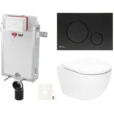  Függő WC szett falra szerelhető SAT Fusion SIKOSZTORFU68 SIKOSZTORFU68 szaniter