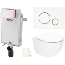 Függő WC szett falra szerelhető SAT Fusion SIKOSZTORFU70 SIKOSZTORFU70 szaniter