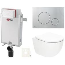  Függő WC szett falra szerelhető SAT Fusion SIKOSZTORFU71 SIKOSZTORFU71 szaniter
