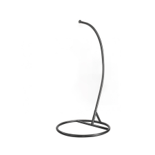  Függőfotel állvány fekete kerti bútor