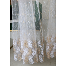  Függöny méteráru Brillant 77 Gold 280cm magas lakástextília