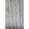 Függöny méteráru Jacquard Életfa minta 180cm magas Fehér
