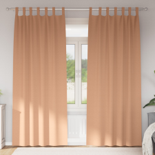  Függönyök 2 pcs Világosbarna 260 x 140 cm Poliészter lakástextília