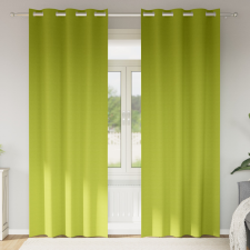  Függönyök függönyökkel 2 pcs Alma zöld 260 x 140 cm Poliészter lakástextília