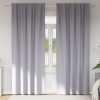  Függönyök függönyökkel 2 pcs Fém szürke 260 x 140 cm Poliészter