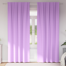 Függönyök függönyökkel 2 pcs Lila 225 x 140 cm Poliészter lakástextília
