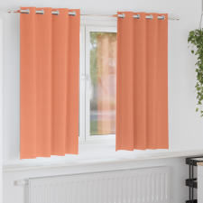  Függönyök függönyökkel 2 pcs Terrakotta 175 x 140 cm Poliészter lakástextília