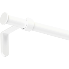 Függönyrúdkészlet fém 200 cm - 19 mm kerek fehér karnis, függönyrúd