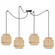  FÜGŐLÁMPA, MENNYEZETI CSILLÁR, LÁMPABÚRA, BOHO JUTA világítás