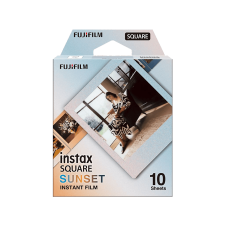 Fujifilm Instax Square film sunset 10kép, instant film Square formátumú Instax fényképezőgéphez fotópapír