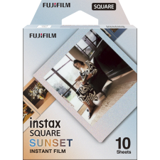 Fujifilm Instax Square Film Sunset Rainbow Instant fotópapír (10 db / csomag) fotópapír