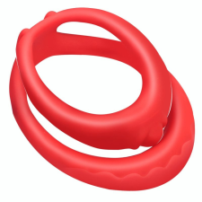 FUKR Dupla péniszgyűrű szilikon Soft Duo 40mm piros péniszgyűrű