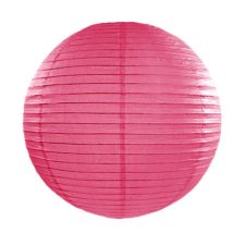  Fukszia színű papír lampion 30 cm party kellék