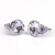 - Fülbevaló, fehér swarovski kristállyal, csúcsos, 8mm, art crystella 1800xke001t
