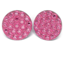 Fülbevaló - Pink - natúr szín fülbevaló