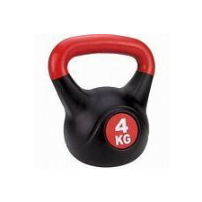  Füles súlyzó -Kettle Ball, műanyag, 2 kg kettlebell