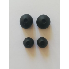  Fülhallgató headset szivacs, szilikon pótfülpárna gumiharang, fekete audió kellék
