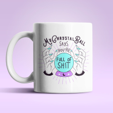  Full of Shit fehér bögre bögrék, csészék