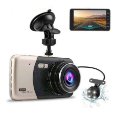  FullHD 1080P autós menetrögzítő kamera tolatókamerával, beépített G-szenzor és LED fény autós kamera
