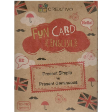Fun Card English: Present Simple vs Present Continuous nyelvkönyv, szótár