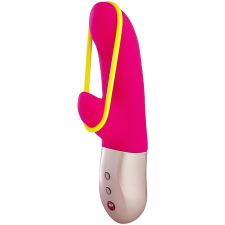Fun Factory Amorino Dual vibrátor Pink & neon yellow 17,6 cm vibrátorok