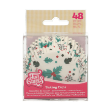 Funcakes muffin papír, Fagyöngy mintás, 48 db sütés és főzés