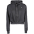 Fundango Draug Crop Hoodie pulóver - sweatshirt D