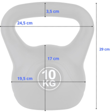FUNFIT FUNFIT GYM&FITNESS 10 kg-os edzés kettlebell kézisúlyzó