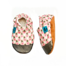 FUNKIDZ Puhatalpú kiscipő az első lépésekhez - Szívecskék - 18-24 hónap gyerek cipő