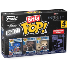 Funko Bitty Pop Marvel Infinity Sage Bosszúállók - Amerika kapitány figura szett 4 darabos játékfigura