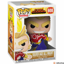 Funko POP! Animation: My Hero Academia - All Might (Silver Age) figura #608 játékfigura