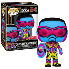 Funko Pop Marvel A Sólyom és a Tél Katonája blacklight változat játékfigura