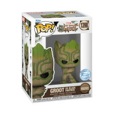 Funko POP! Marvel: We Are Groot - Black Panther Groot figura #1398 játékfigura