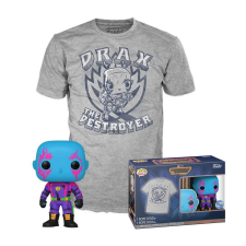 Funko POP!&Tee: Marvel GOTG3 - Drax figura és póló (XL) játékfigura