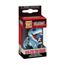 Funko POP! Yu-Gi-Oh: Blue-Eyes Toon Dragon kulcstartó játékfigura