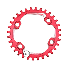 Funn Solo NW 96 4 furatos aszimmetrikus lánctányér [piros, 32] kerékpáros kerékpár és kerékpáros felszerelés