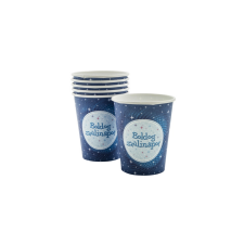 Funny Box Kft. Boldog Születésnapot pohár – Kék 6db autópálya és játékautó