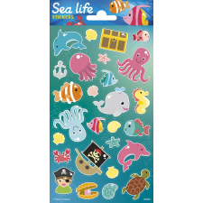 Funny Products Sealife Sticker Tenger élővilága matrica 102x200mm Funny Products matrica