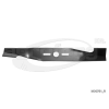  Fűnyíró kés AL-KO BEM1301 375mm, 19.6mm, 3 furatos utángyártott