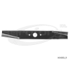 Fűnyíró kés Golf 132HE, 232HE 318mm, 20,1mm, 3 furatos utángyártott